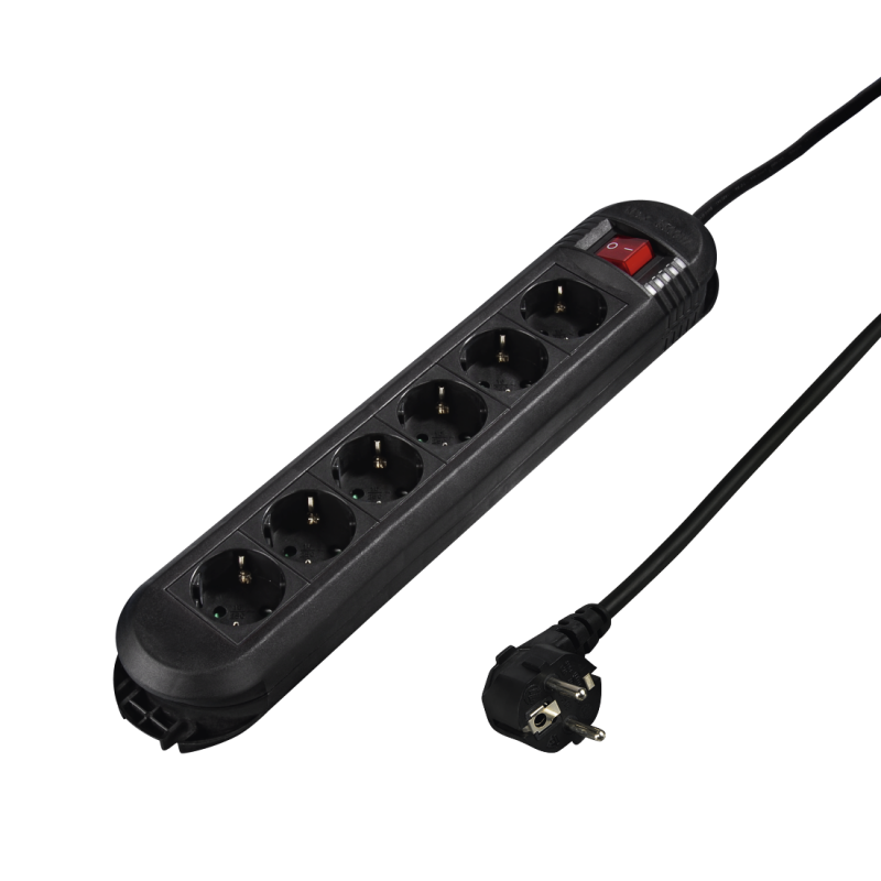 Hama Power Strip 6 Way 3M