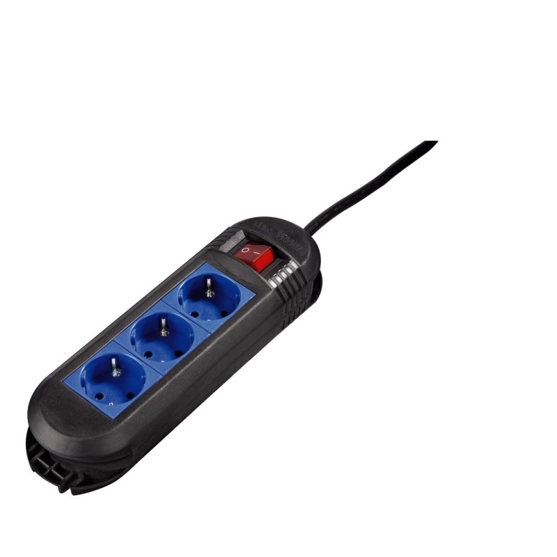 Hama Power Strip Color 3 Way 1.5M