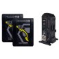 2 x Imicro-98 Battery, 1 x VL-2X Charger with 4 pin XLR DC 2 x Imicro-98 Battery, 1 x VL-2X Charger with 4 pin XLR DC